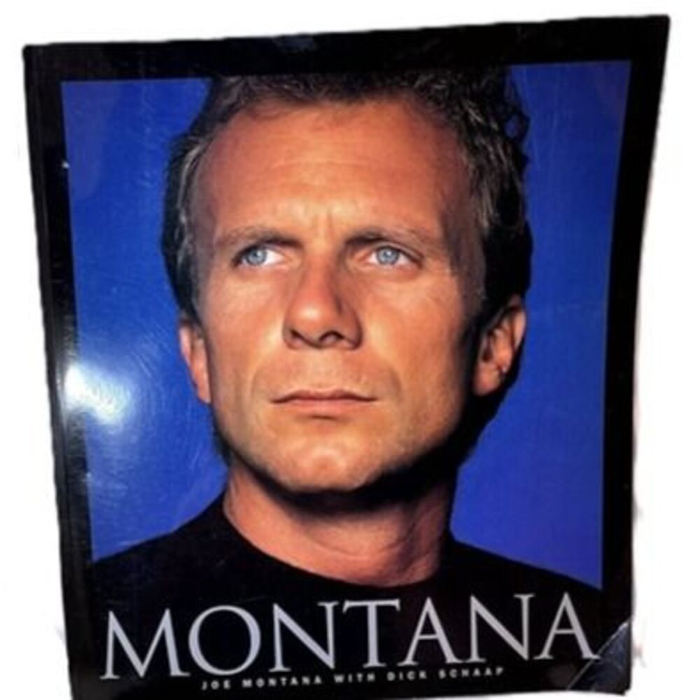 Montana by Joe Montana & Dick Schaap Hardcover Biography NFL Football Legend